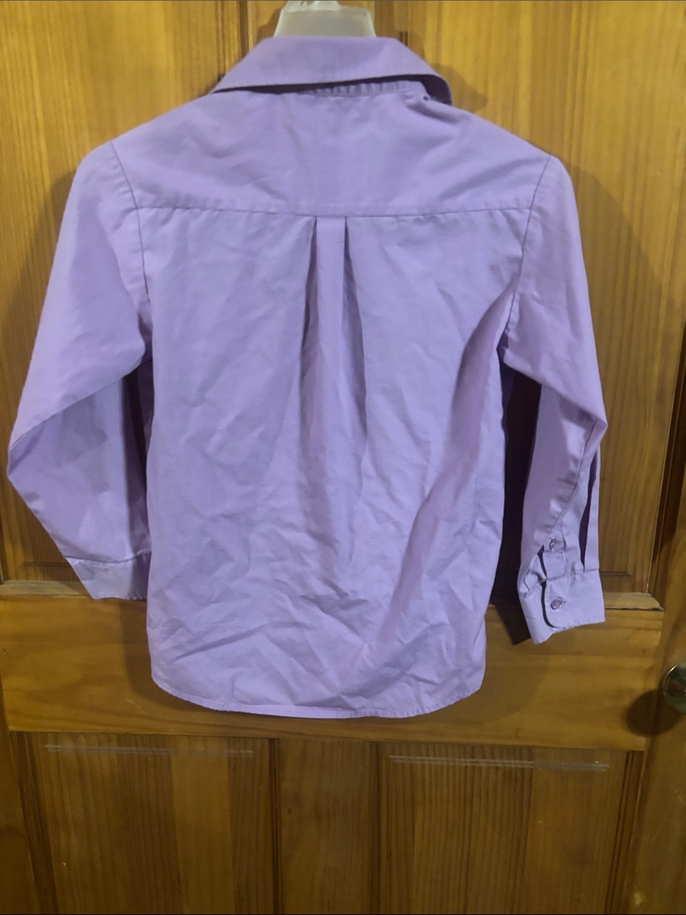 Van Heusen Boy’s Purple Dress Shirt - Button Front - Picture 4 of 4